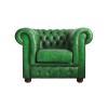 Green Leather Chesterfield Chair