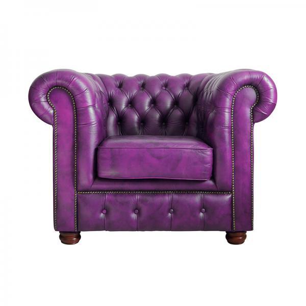 Purple Chesterfield Chair