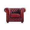 Red Leather Chesterfield Chair